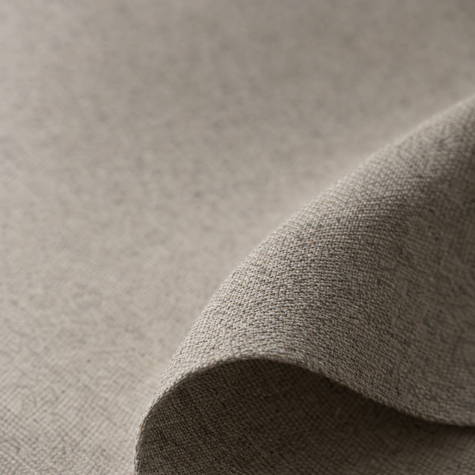 Macro detail of a recycled polyester fabric swatch